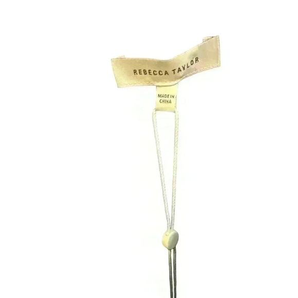 - Rebecca Taylor Sateen A-Line Midi Dress in Navy, Size S. NWT - Picture 4 of 8